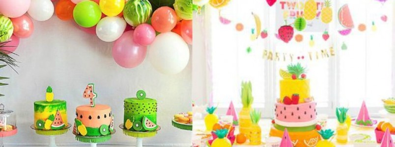 Saiba como conseguir uma decoração de fruta para o aniversário do seu filho