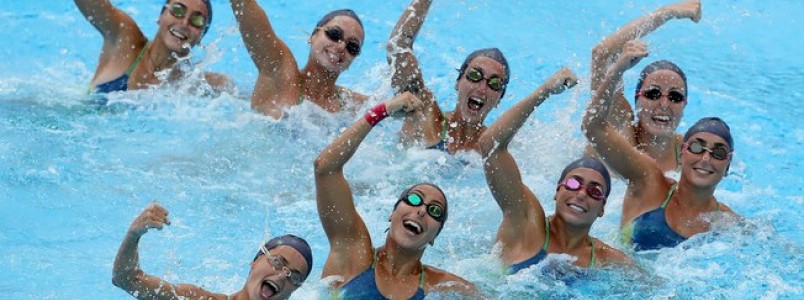 Com equipe completa, nado sincronizado treina forte antes do Rio 2016 