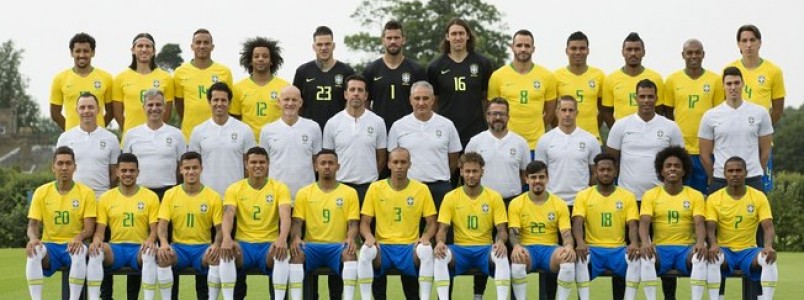 CBF divulga foto oficial da seleção brasileira para a Copa do Mundo