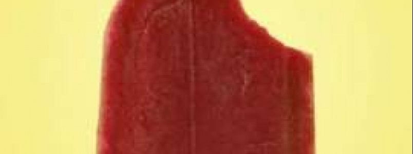 Picolé funcional de iogurte, amora e chá de hibisco