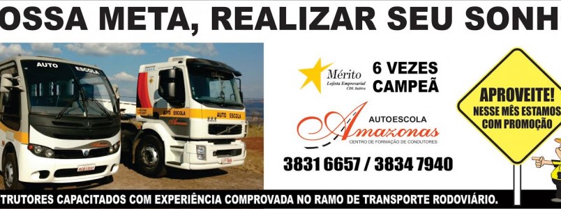 Autoescola Amazonas está de casa nova. Casa nova, mas as promoções e precinhos continuam os mesmos