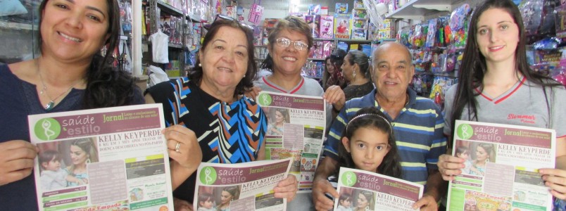 Sivamar recebe equipe Saúde & Estilo e posa para foto