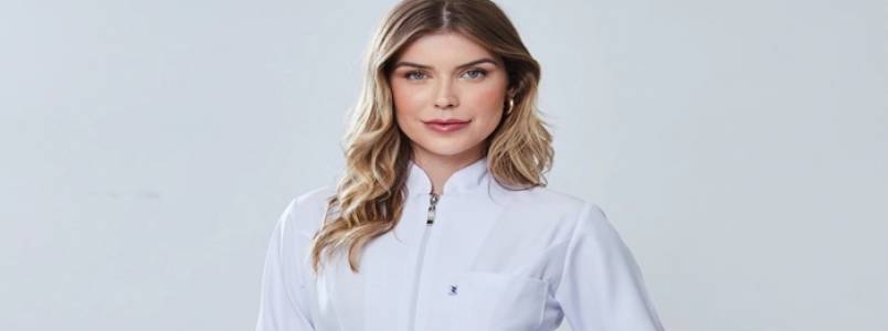 Lindos jalecos masculinos e femminos na Cia do Branco, em Itabira, MG