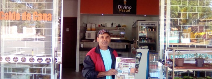 O lanche mais gostoso do campestre: Divino Pastel