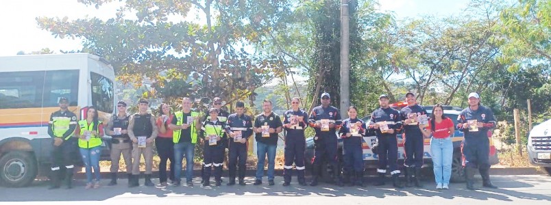 TRANSITA e parceiros realizam Blitz Educativa Maio Amarelo,em Itabira, MG