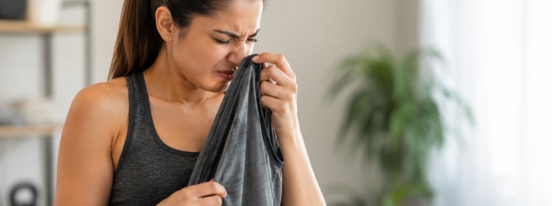 Roupa de treino com mau cheiro? Saiba o que pode estar errado