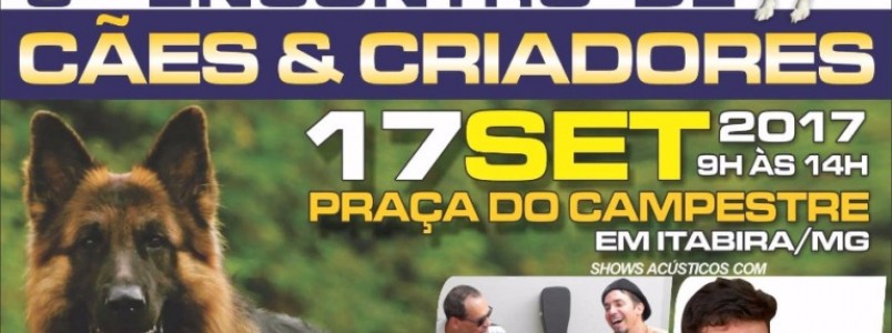 O grande Encontro est de volta. 17 de setembro em Itabira