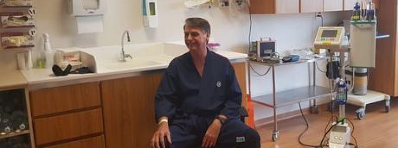 Fotos mostram Bolsonaro durante exames em São Paulo