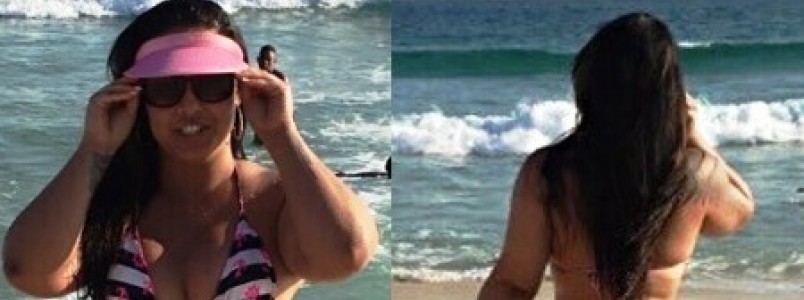 De fio dental, Andressa Soares aposta em tendência