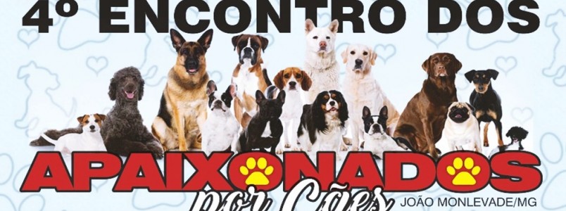 4º Encontro dos Apaixonados por Cães de Monlevade será neste domingo 20/05