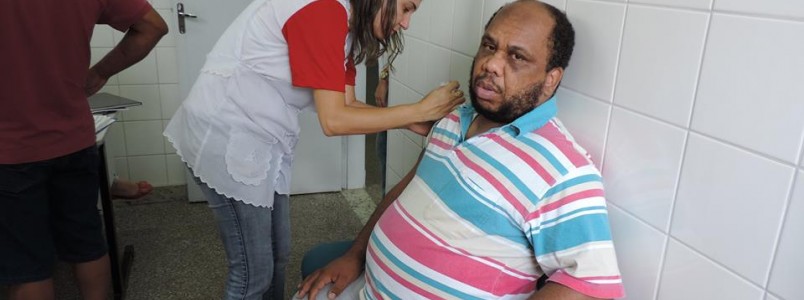 Comeou hoje a vacinao contra a gripe em Itabira (MG)