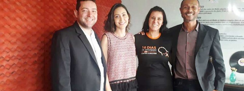 93 FM aborda tema contra violência feminina
